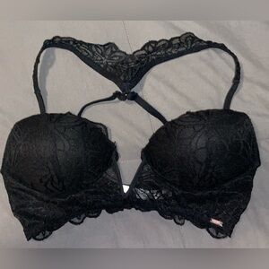 PINK Victoria's Secret Black Lace Bra